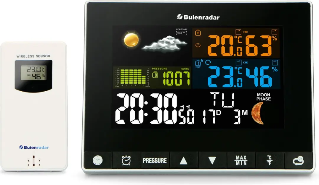 Alecto BR-700 Digitaal Weerstation - Buitensensor - Zwart
