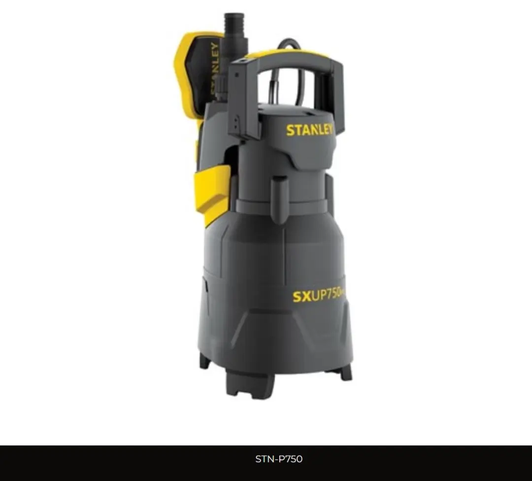 Stanley Dompelpomp 750W - Vuilwater 13500 l/u - 10m