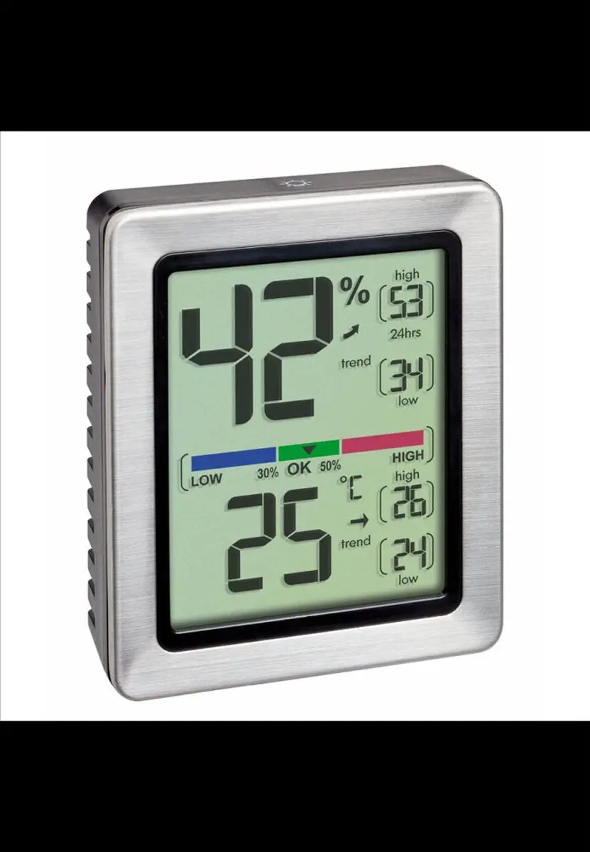 TFA Dostmann 30.5047.54.K Horloge - Zilver