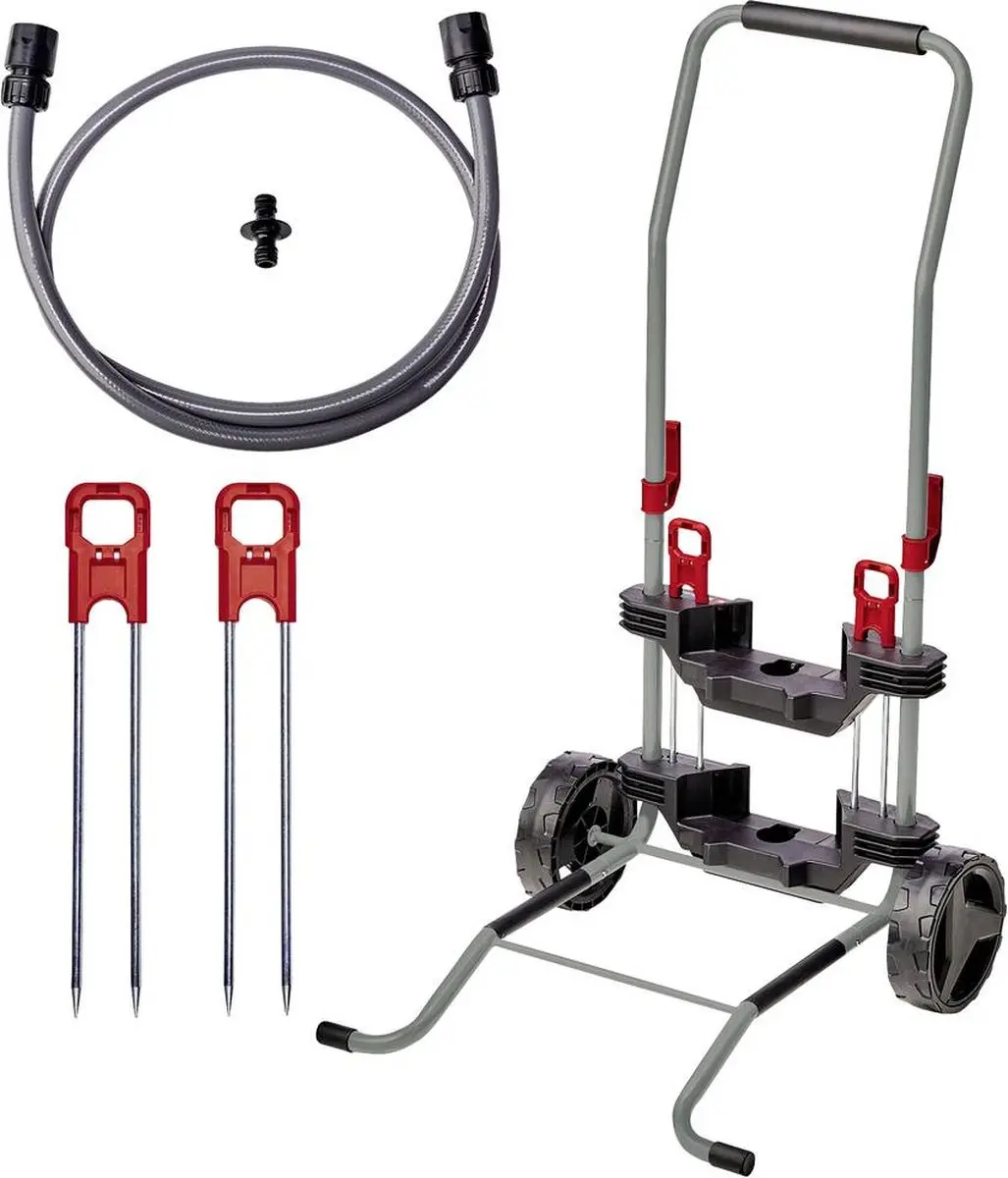 Einhell Slangwagen 610mm Grijs - met 75L zak