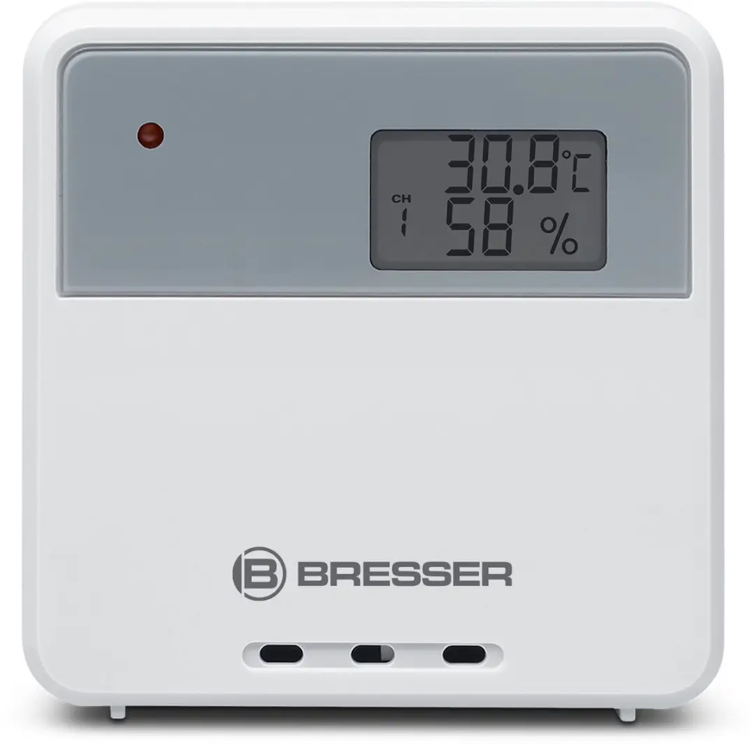 Bresser Weerstation Thermo-Hygrosensor - Wandprojectie - Zwart