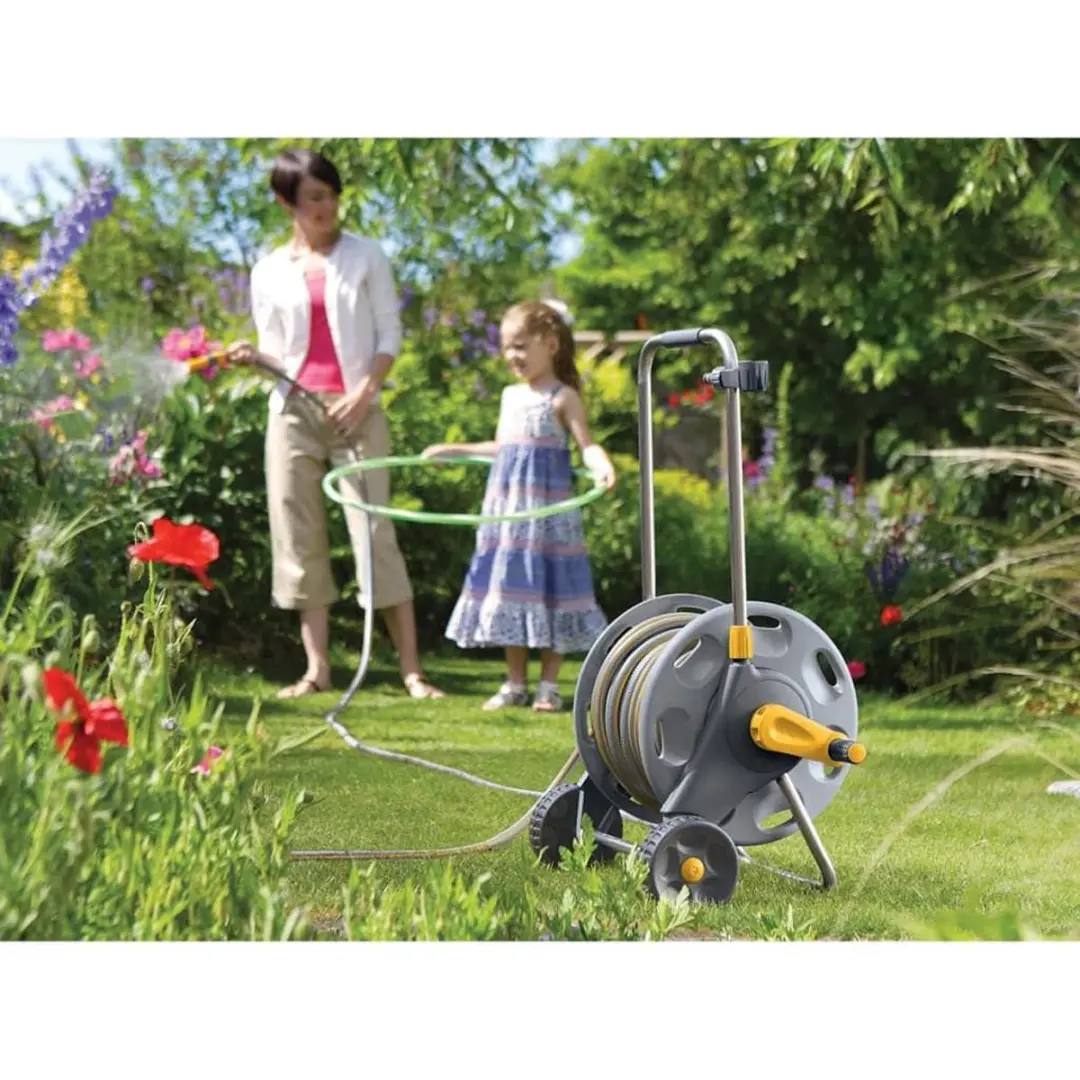 Hozelock Slangenwagen 30m - 12,5mm - Grijs