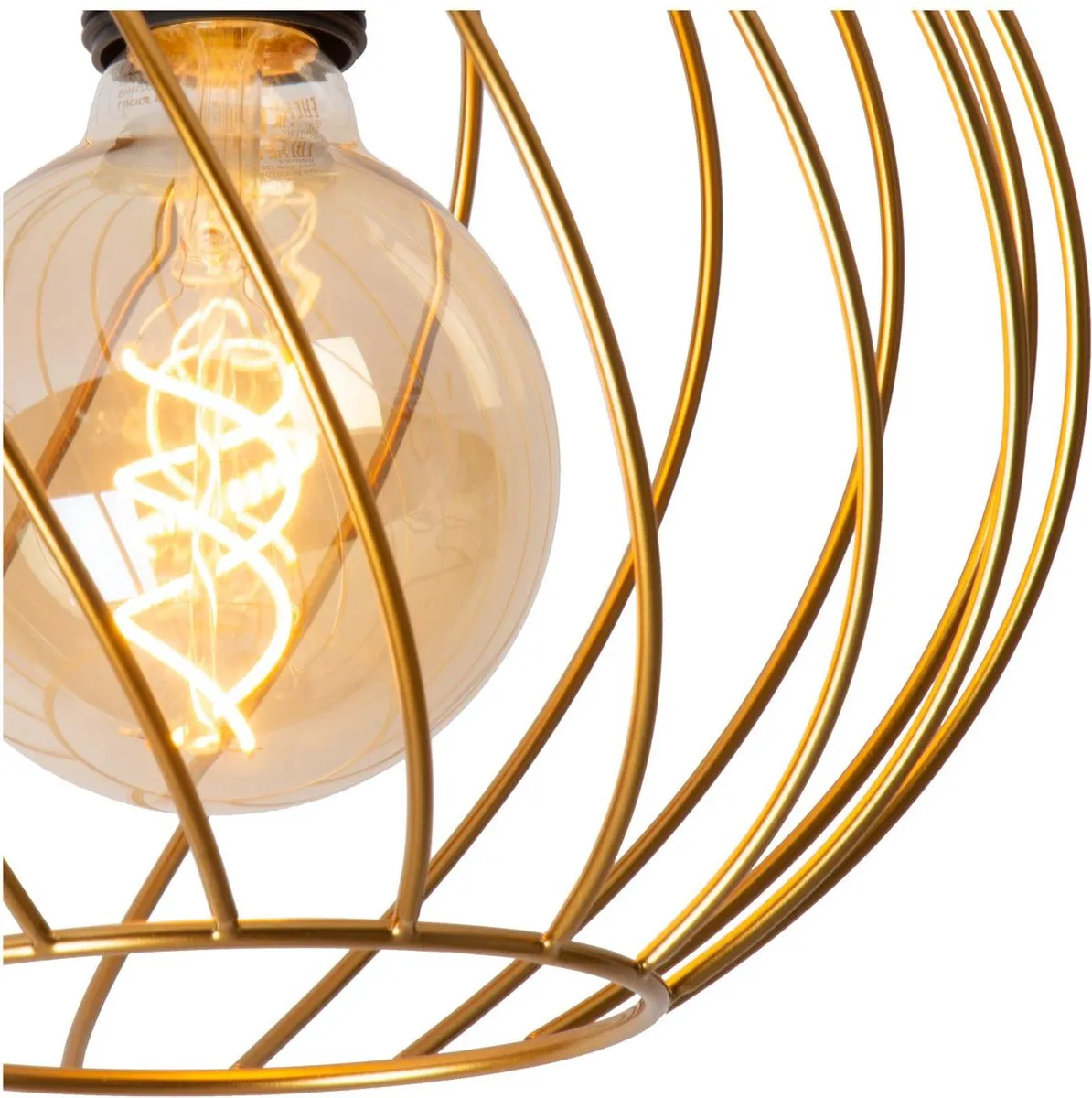 Lucide Danza Plafonnière Ø25cm Mat Goud