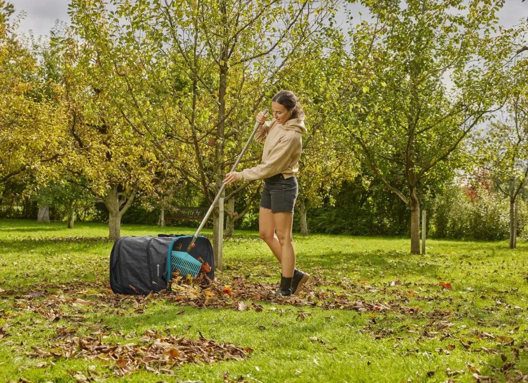 Gardena Tuinafvalzak 220L - Zwart/Turquoise