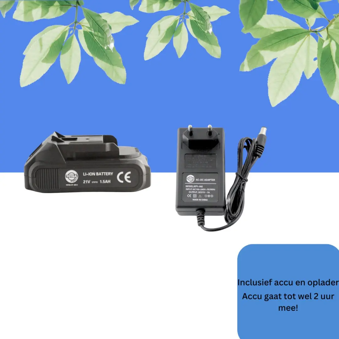 TETRA Tools RT-GS21 Elektrische Snoeischaar 21V - 1500mAh