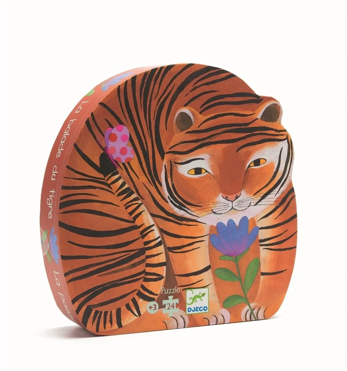 Djeco Silhouetpuzzel Wandeling van de Tijger 5620 - Multicolor