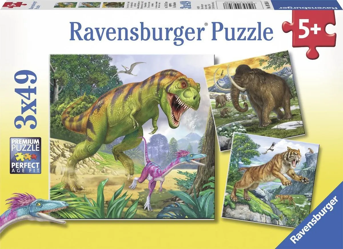 Ravensburger Heersers van de Oertijd Puzzels