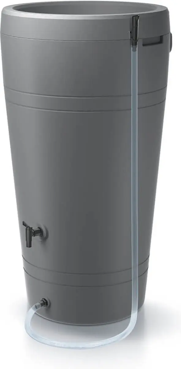 Prosperplast Regenton Aftapset 5-delig - Transparant/Zwart