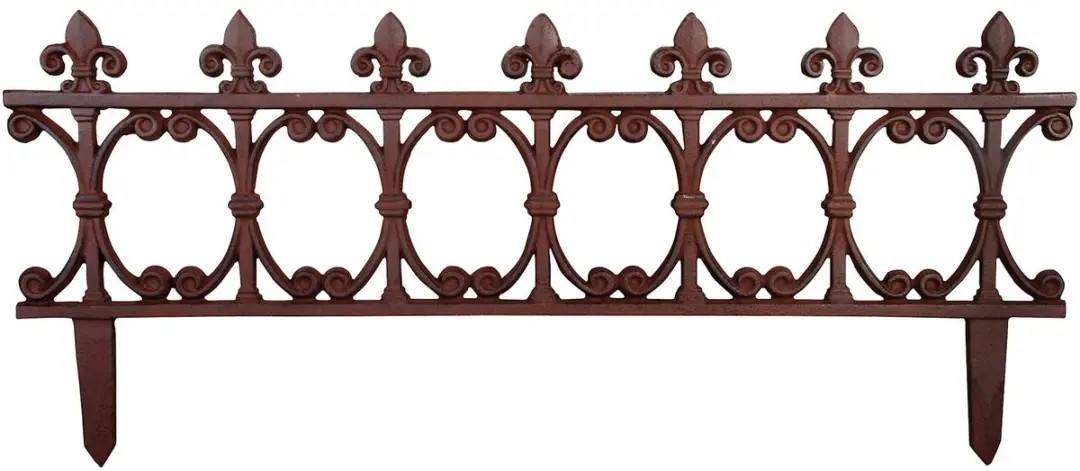 Esschert Design Breed Perkhekje Gietijzer - Franse Lelie