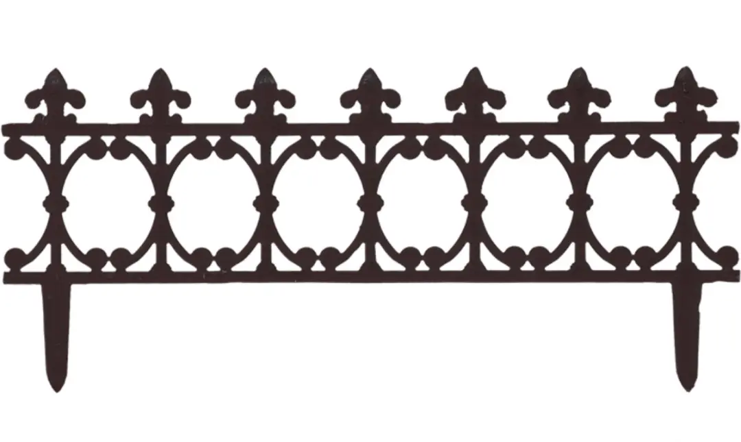 Esschert Design Breed Perkhekje Gietijzer - Franse Lelie