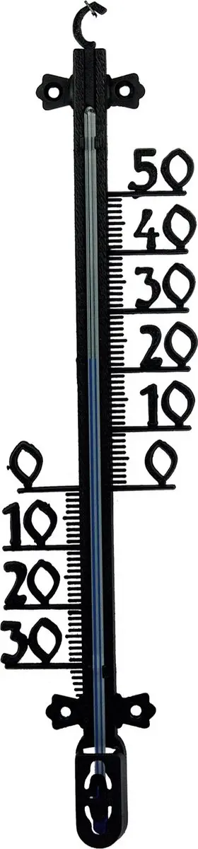 Talen Tools Buitenthermometer Kunststof 65cm - Zwart