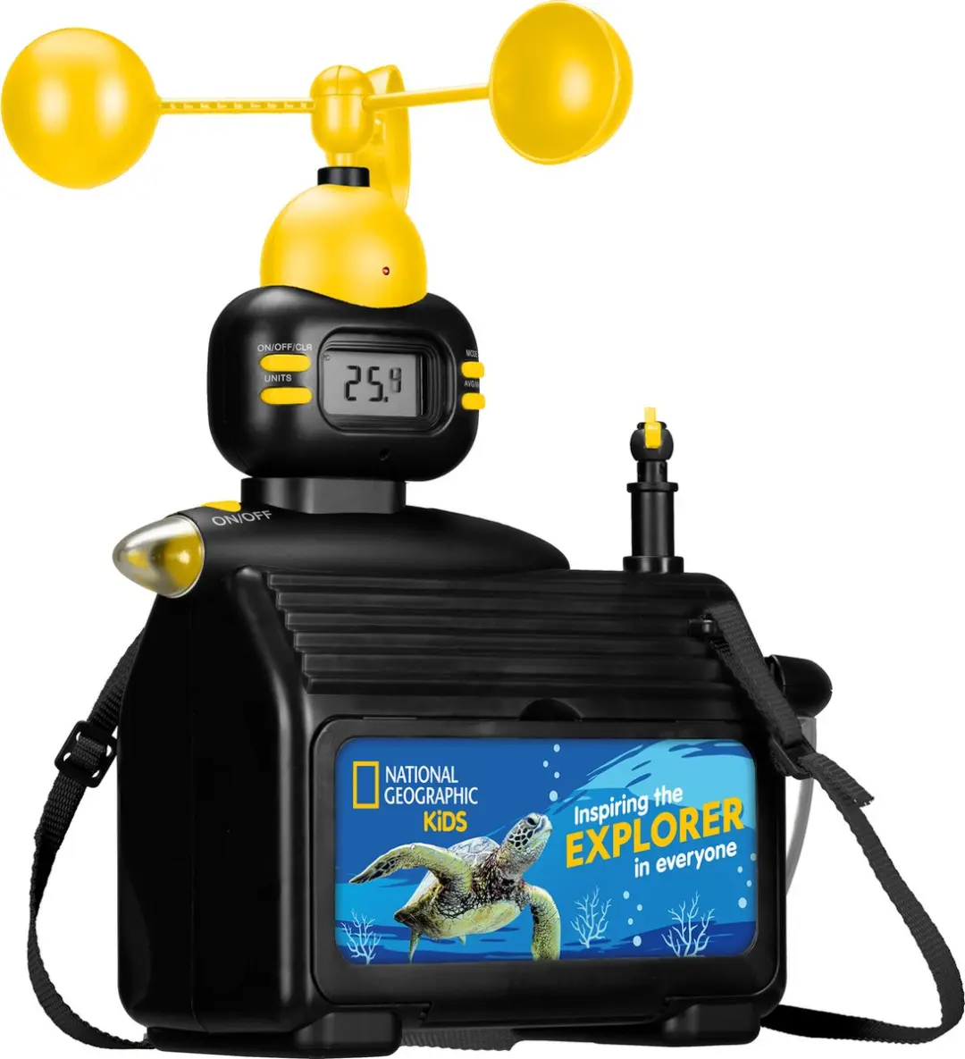 National Geographic Weerstation Kinderen - Buiten - Zwart/Geel