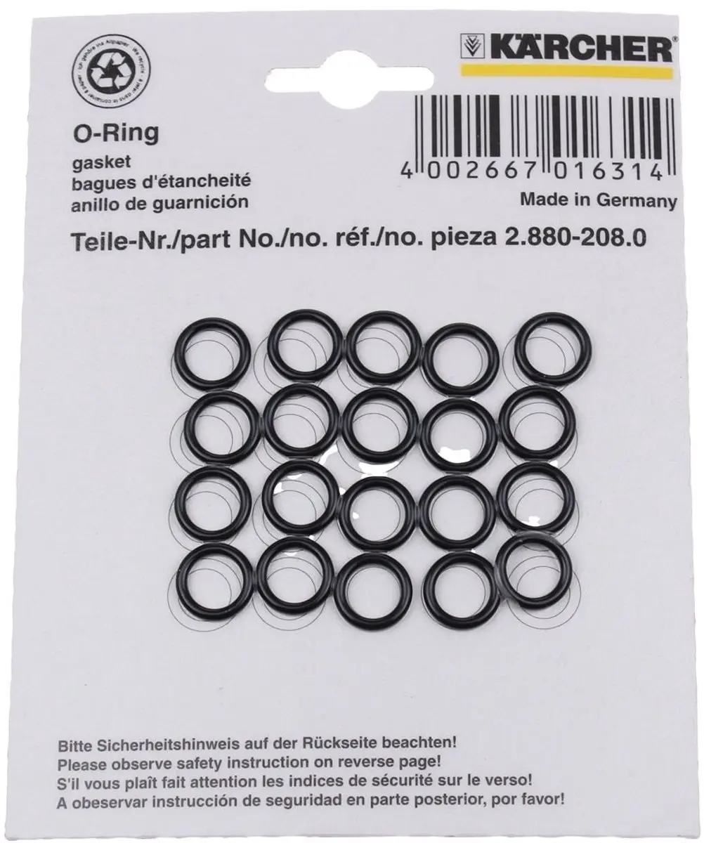 Kärcher O-ring Set 2.880-208.0 - 20 Stuks