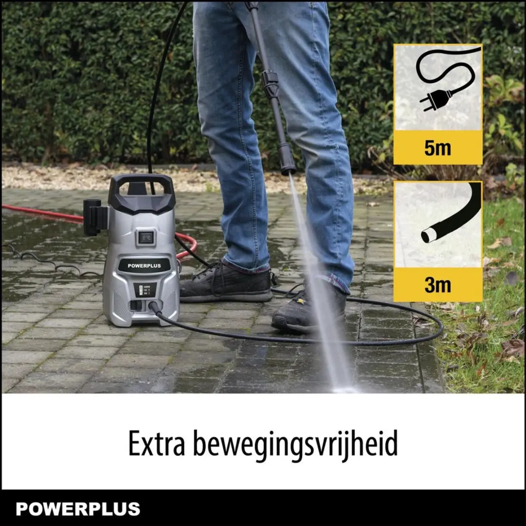 Powerplus POWXG90401 Hogedrukreiniger 1400W - 110 bar