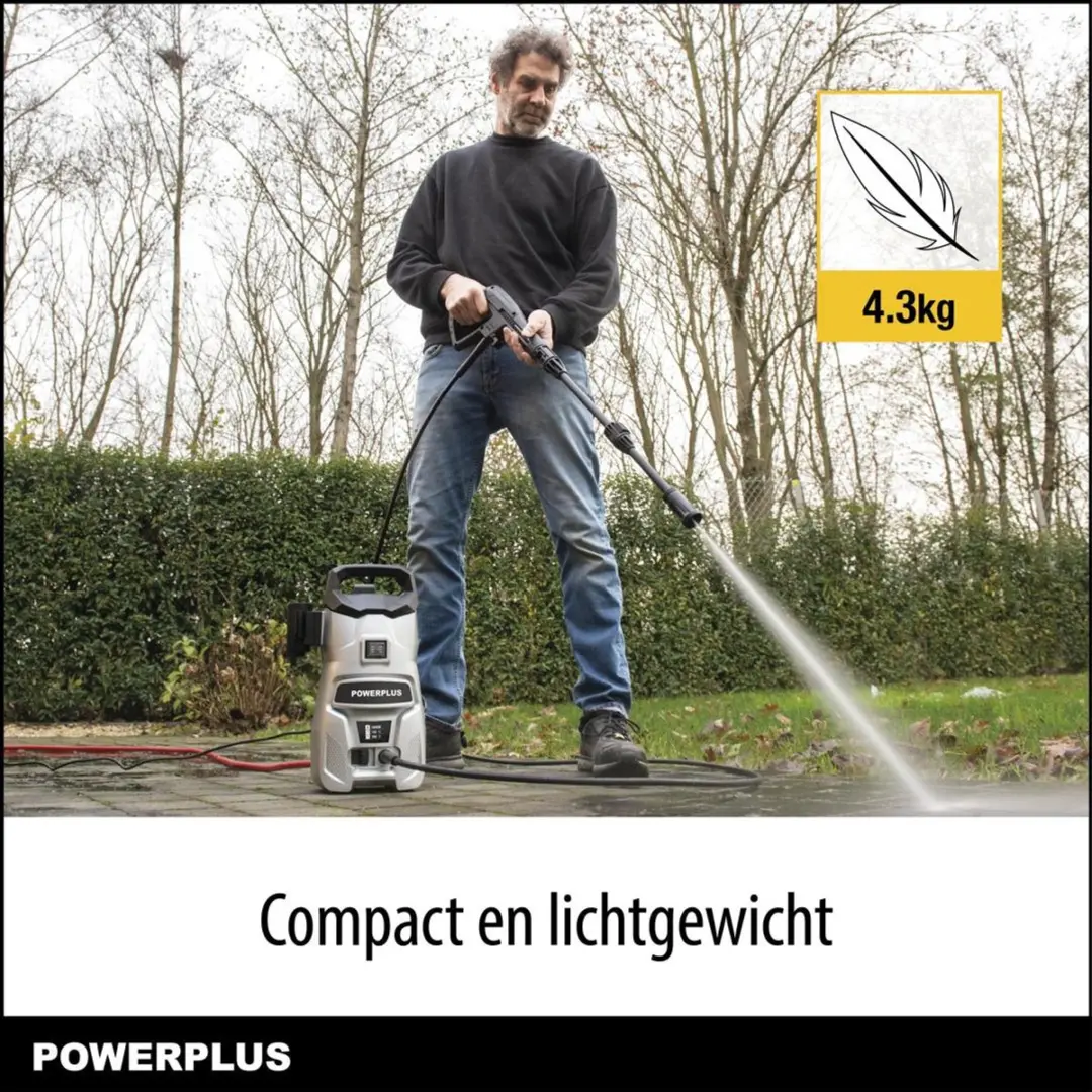 Powerplus POWXG90401 Hogedrukreiniger 1400W - 110 bar