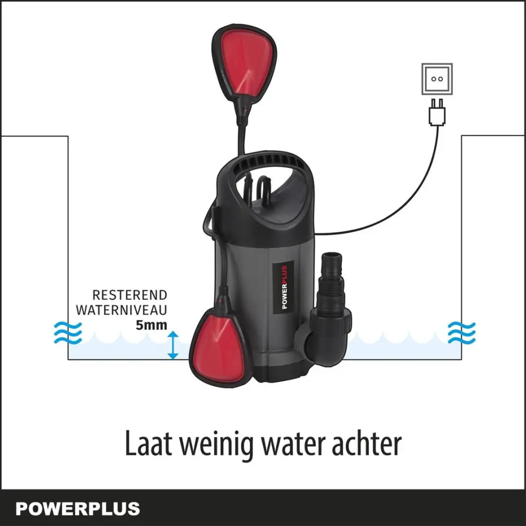 Powerplus Dompelpomp POWEW67902 250W - 5000 l/u