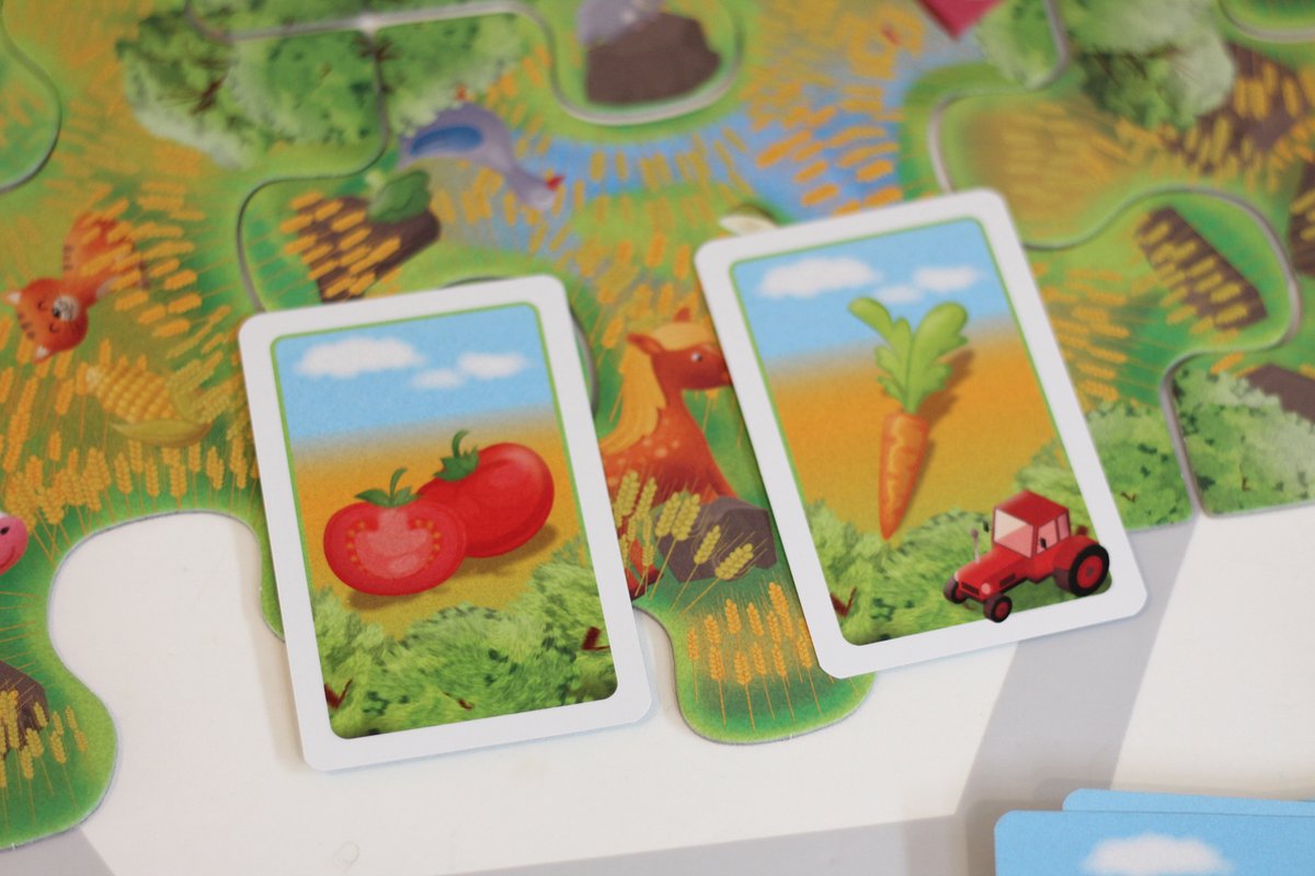 Tactic Zoek en Vind Boerderij - Bordspel - Opvouwbare schuren - 17 Speelfiguren - Vanaf 4 jaar