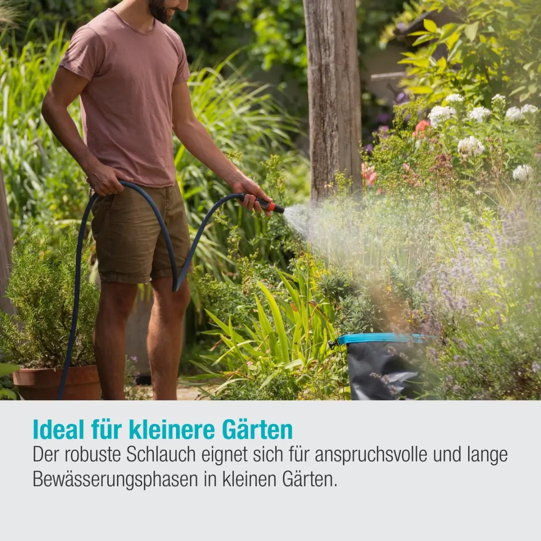 Gardena Liano Xtreme Textielslangset 15m - 1/2" - Zwart - afbeelding 6 van 6