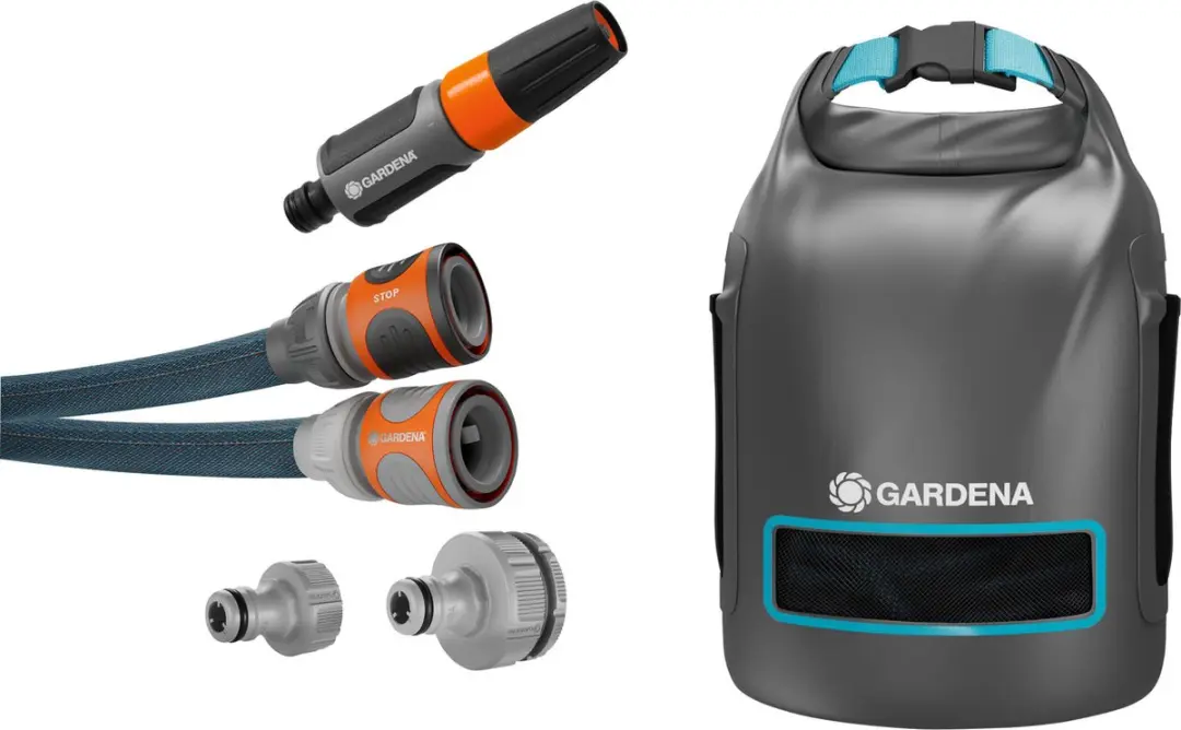 Gardena Liano Xtreme Textielslangset 15m - 1/2" - Zwart