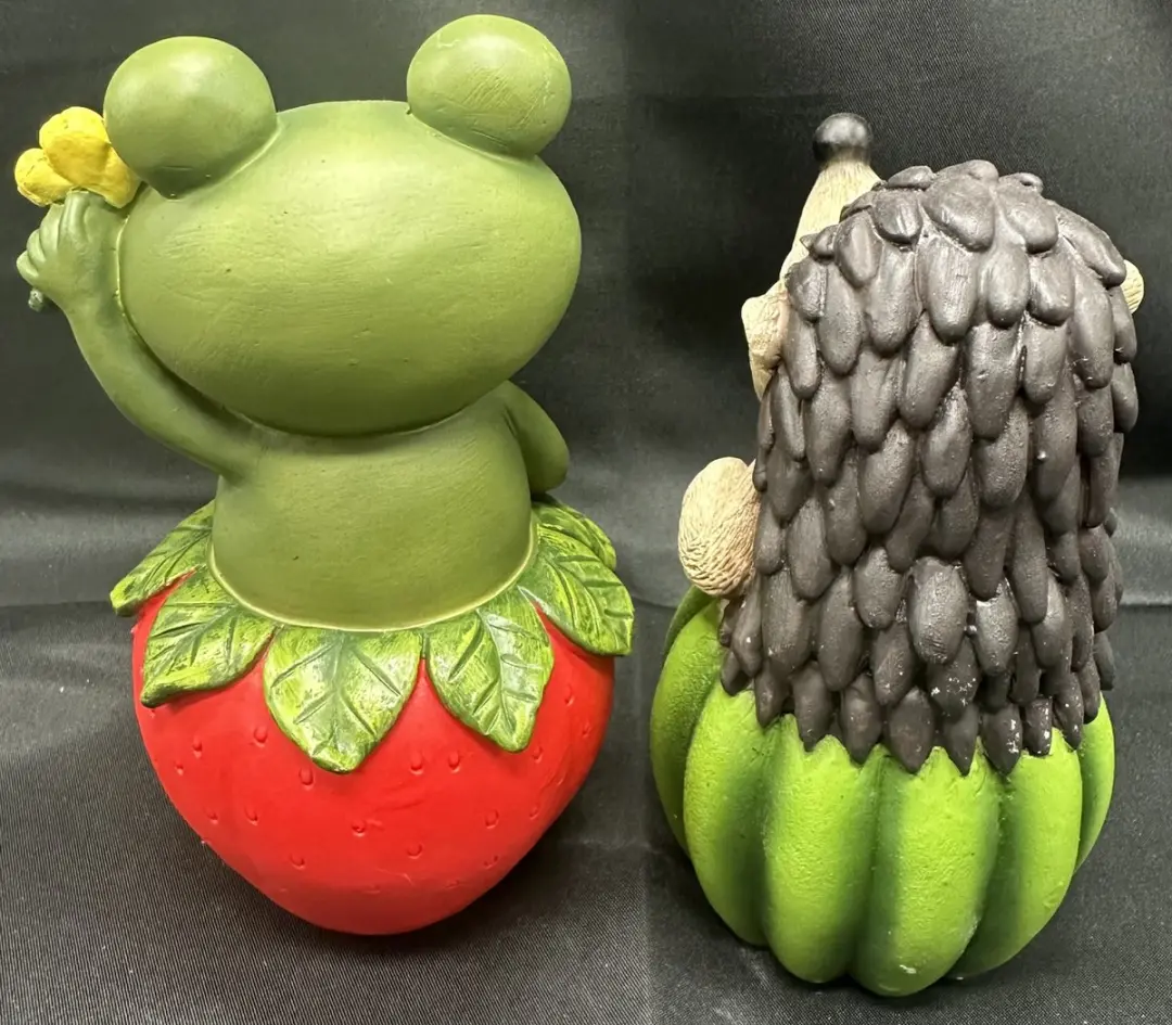 Impuls Tuinfiguren Set Kikker & Egel Meerkleurig