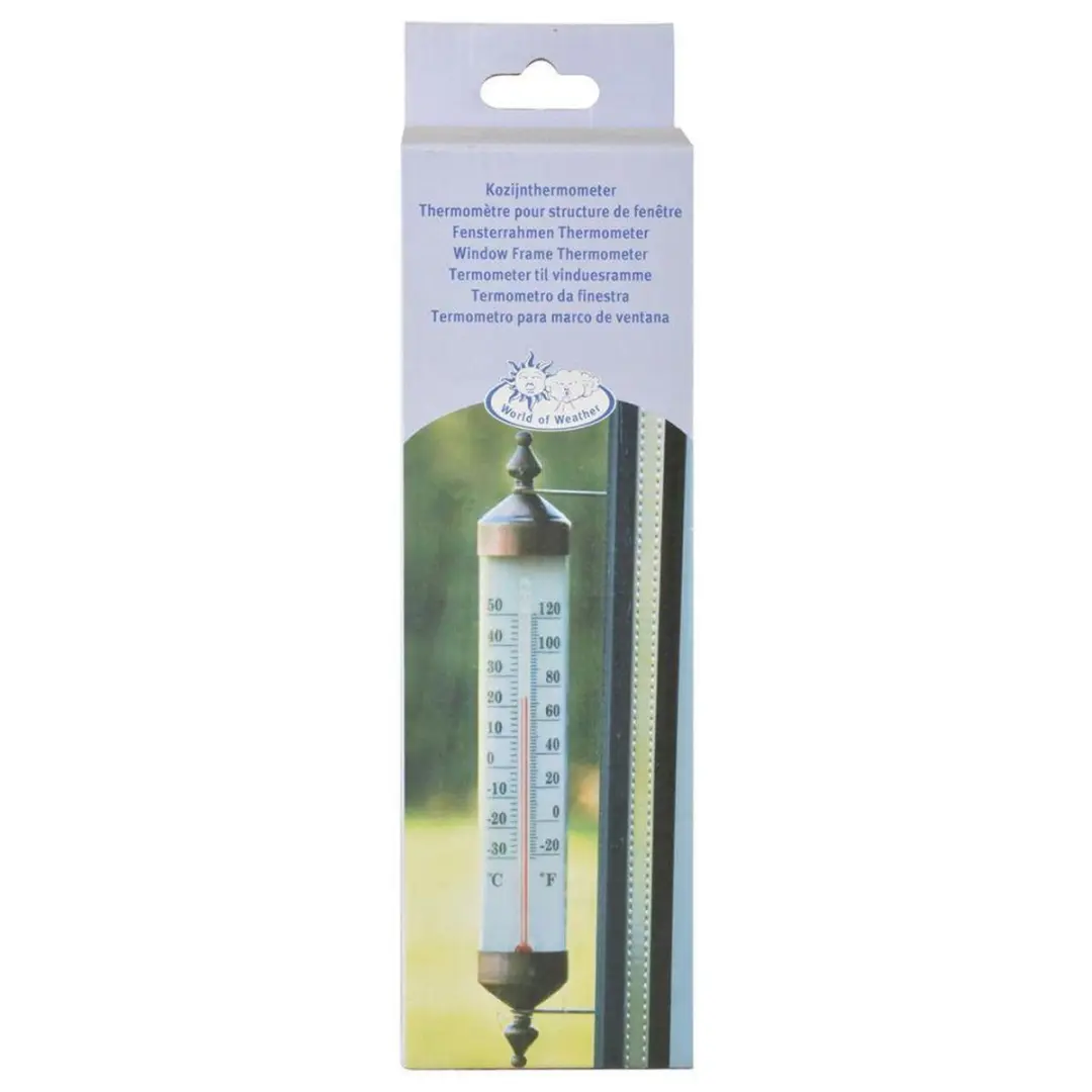 Esschert Design Draaibare Kozijnthermometer - Brons