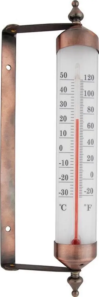 Esschert Design Draaibare Kozijnthermometer - Brons