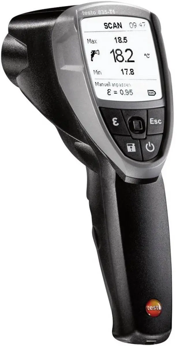 Testo 835-T1 Infrarood Thermometer -30 tot +650°C
