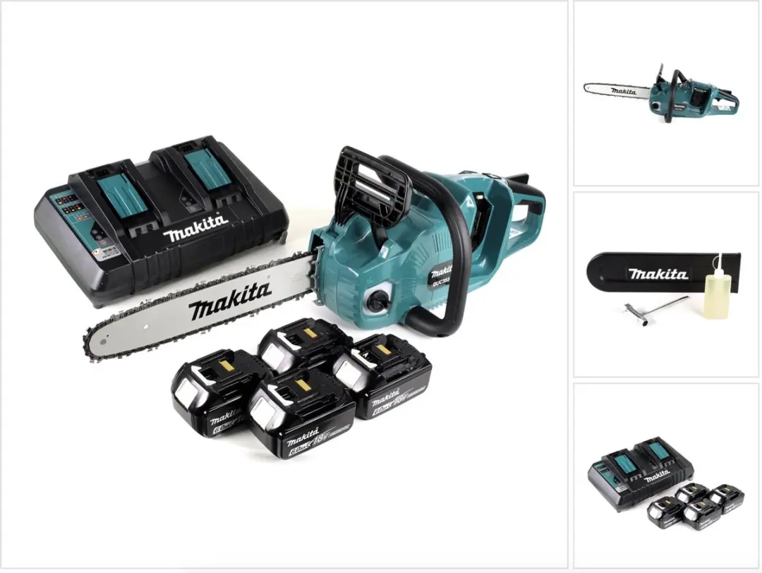 Makita DUC355PG4 Accu-kettingzaag 36V