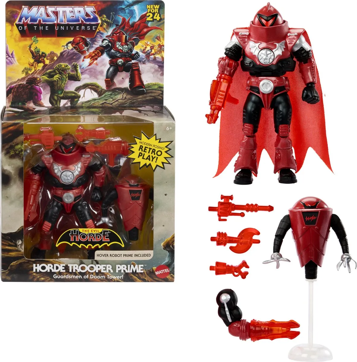 Mattel Masters of the Universe Origins Horde Trooper Prime Action Figuur - 14cm - Multi