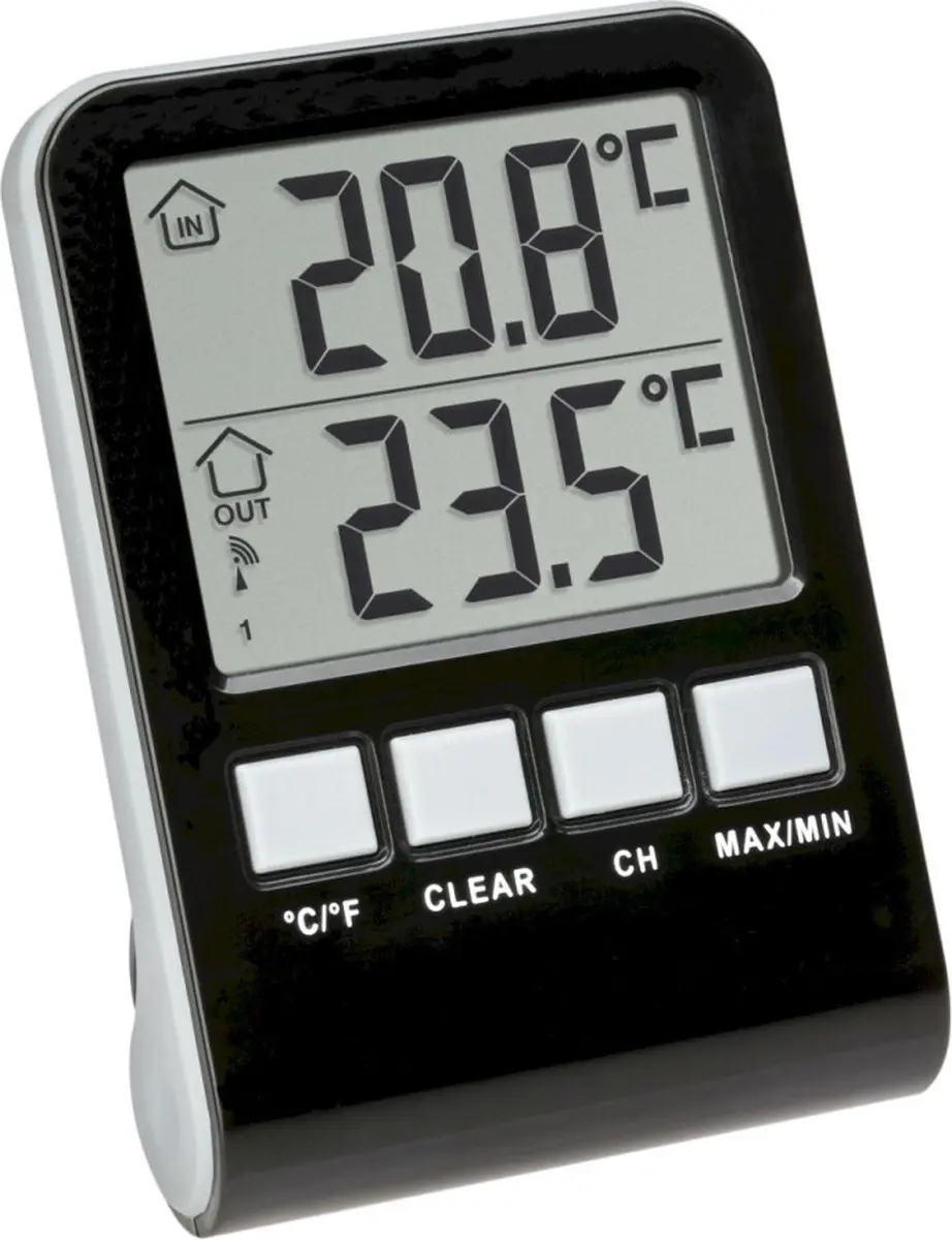 TFA Dostmann 30.3067.10 Horloge - Zwart