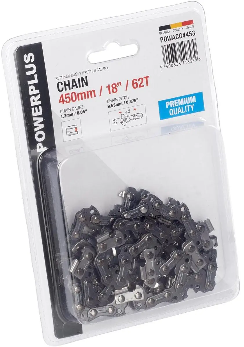 Powerplus Ketting POWACG4453 62T - 450mm