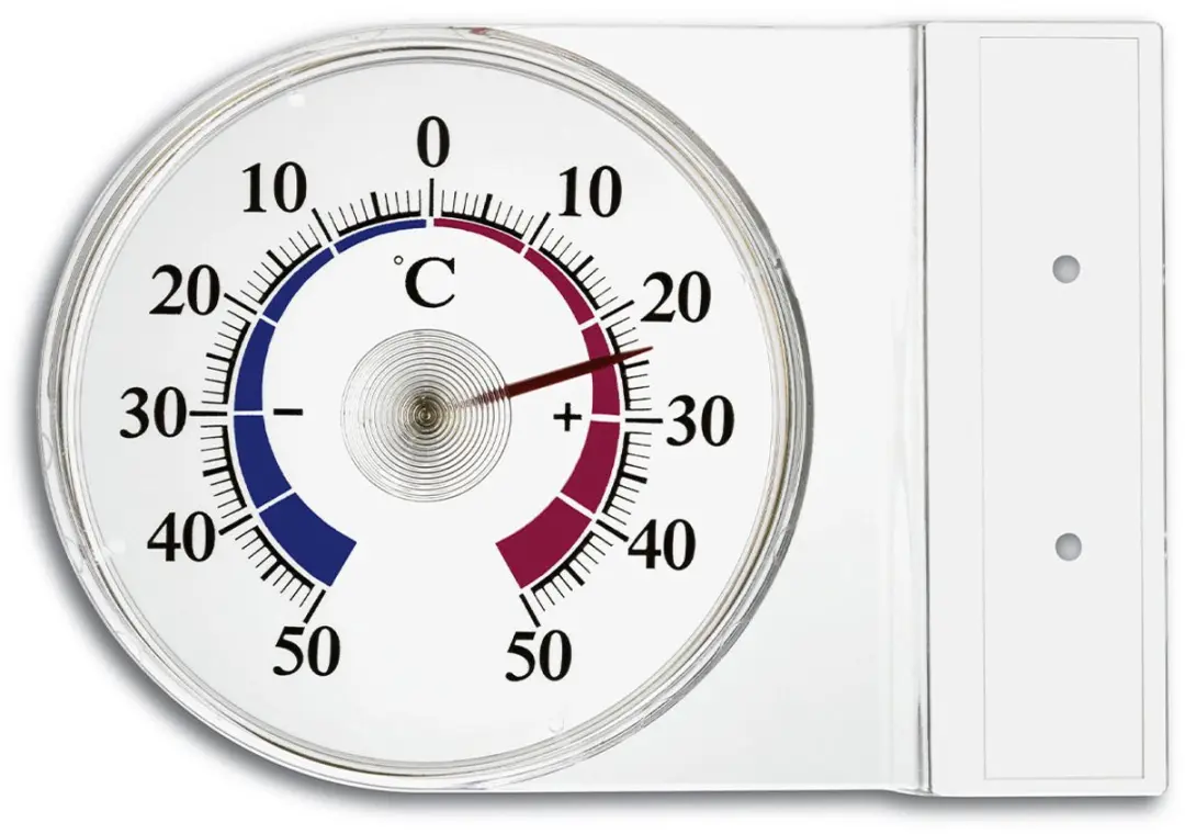 TFA Dostmann Raamthermometer Wit 10x7cm