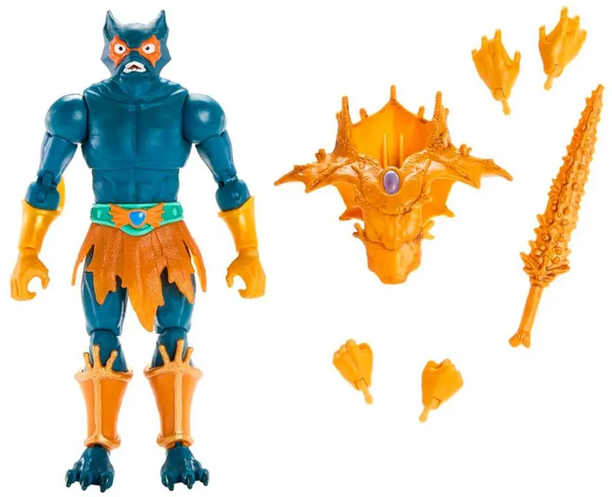 Mattel Masters of the Universe Masterverse Mer-Man HLB47 - Blauw