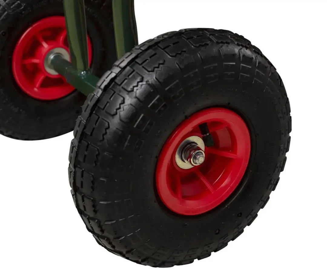Westfalia Rollsitz Outdoor Deluxe Tuinstoel - 150 kg Zilvergroen