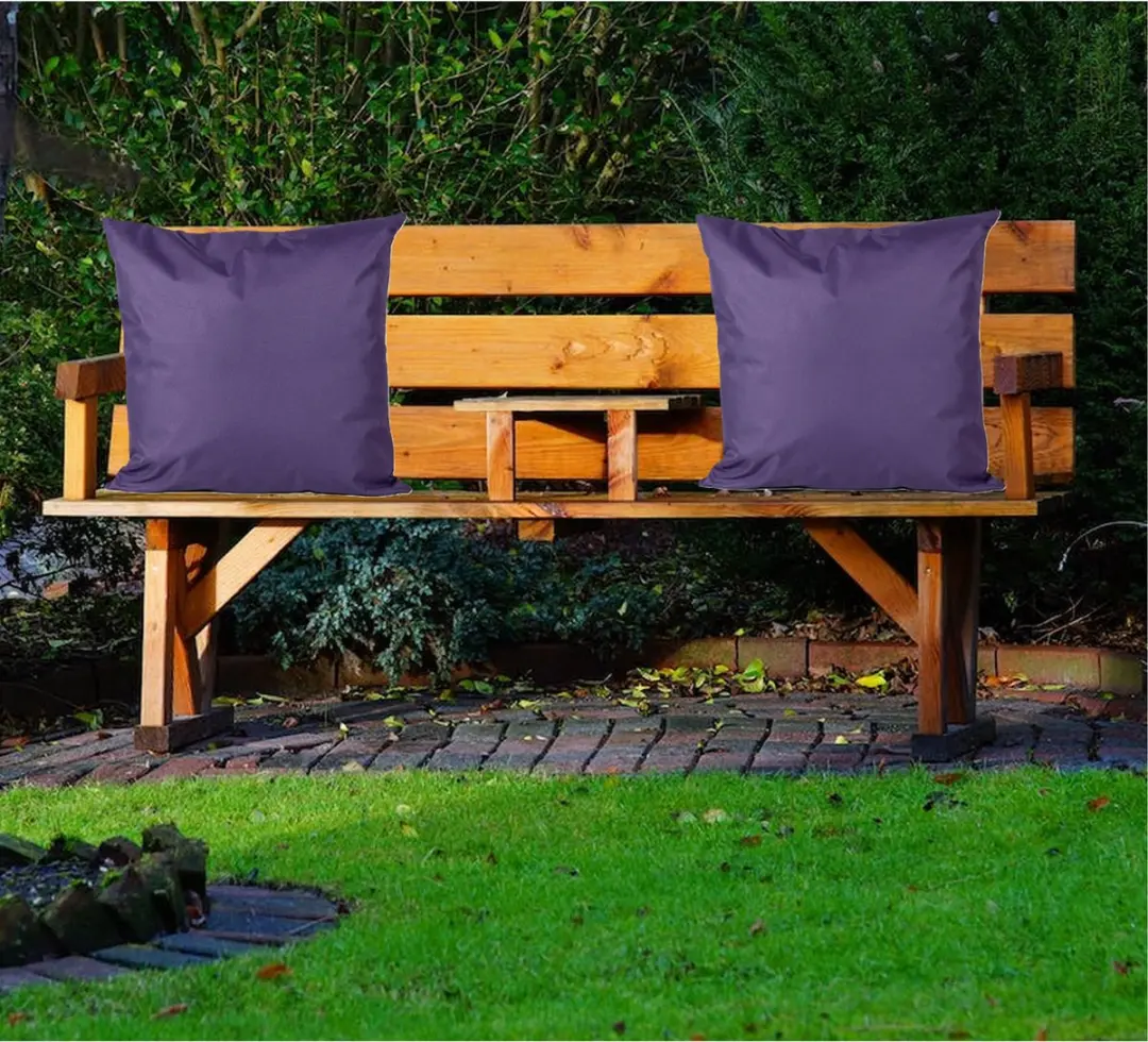 Anna's Collection Buiten Sierkussens 6x - 45x45cm - Paars