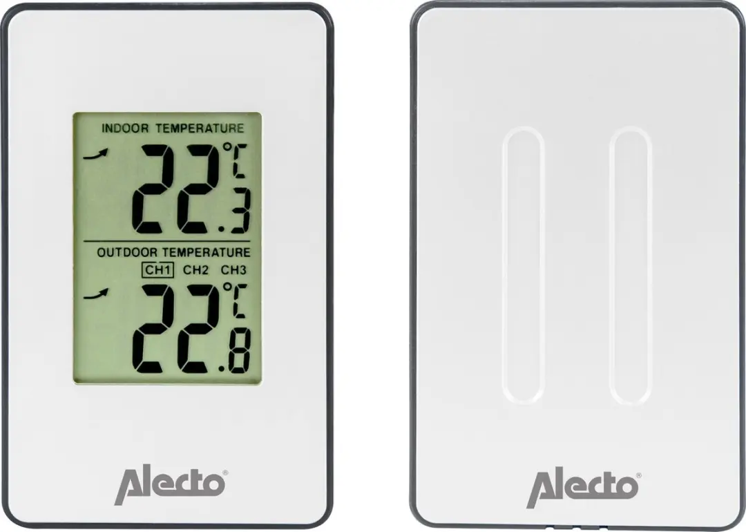 Alecto WS-1050 Professioneel Weerstation - Wit/Zwart