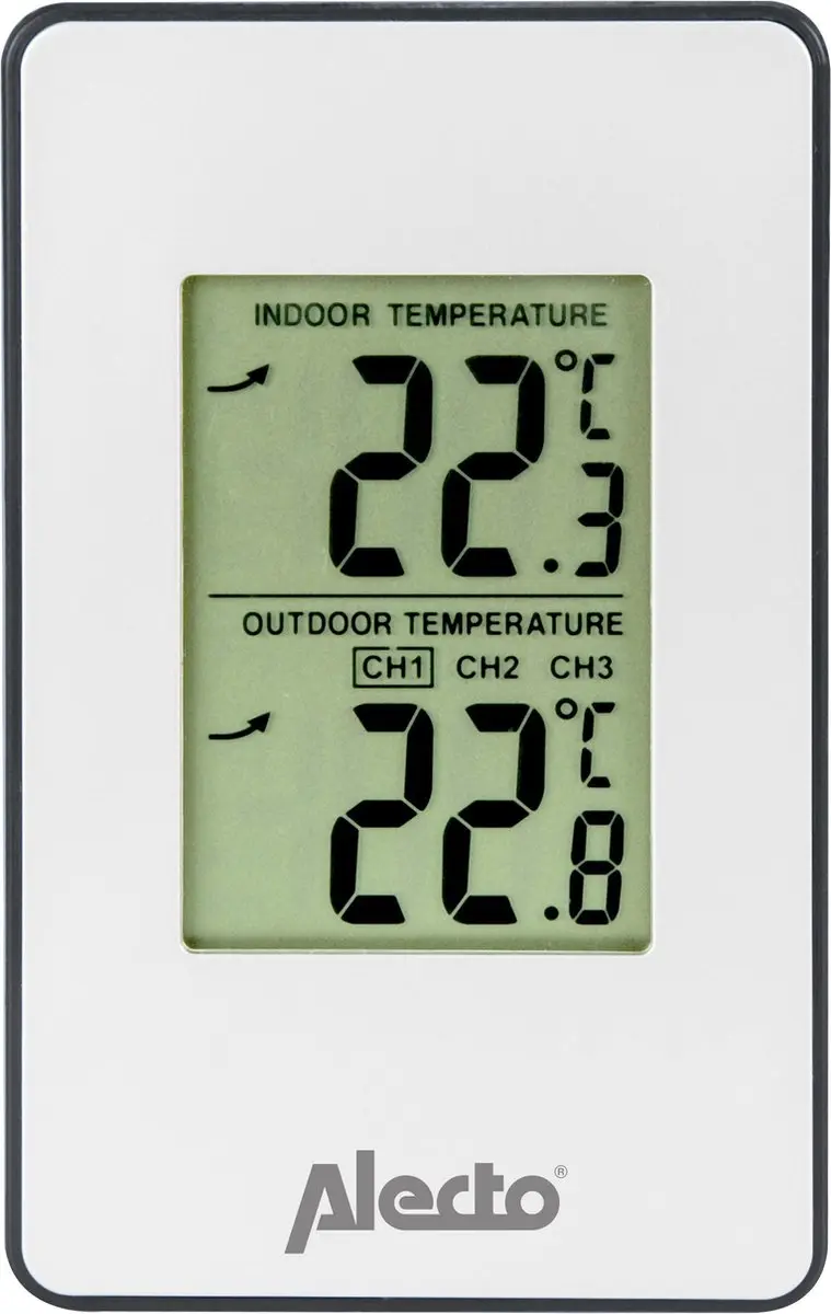 Alecto WS-1050 Professioneel Weerstation - Wit/Zwart