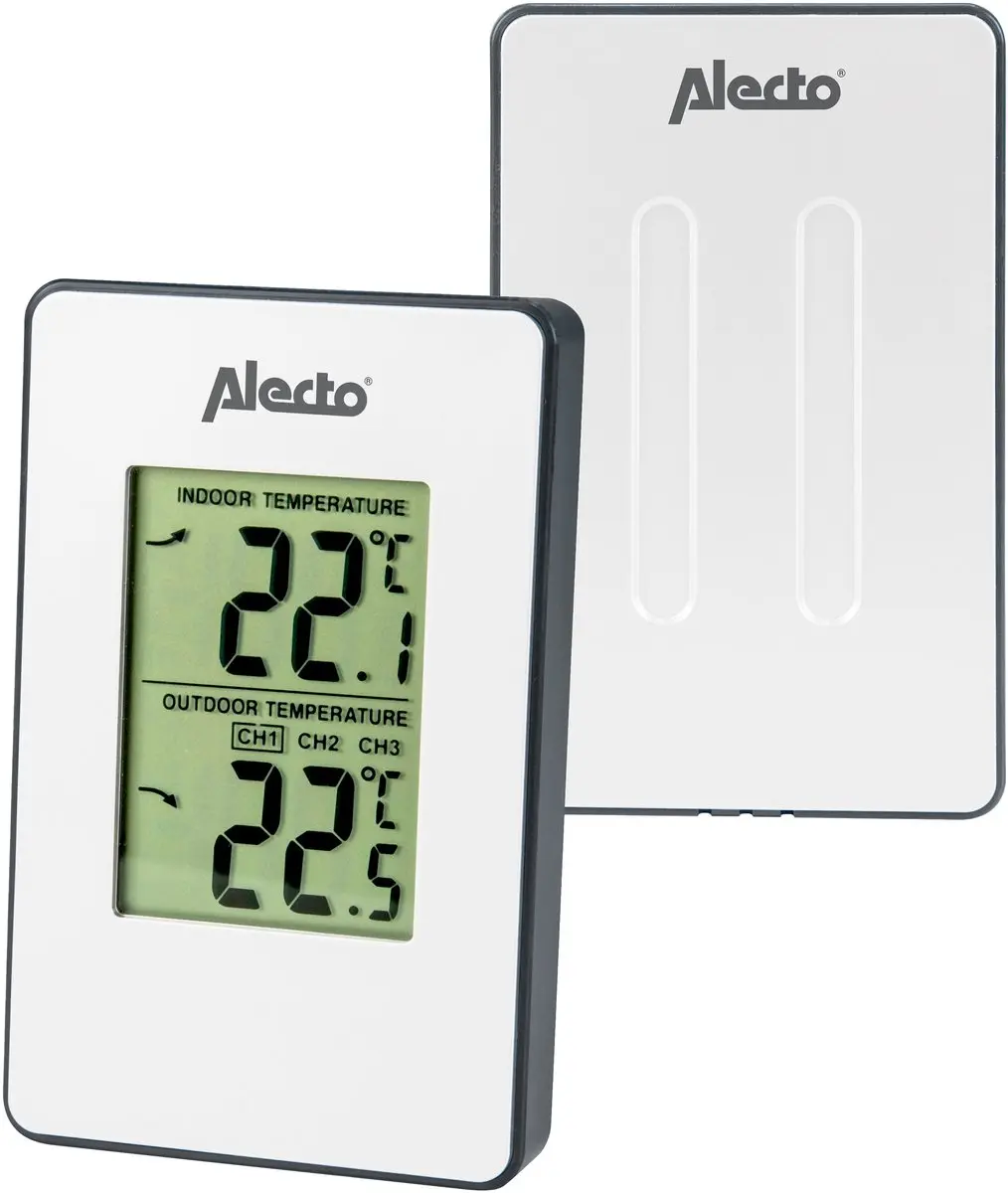 Alecto WS-1050 Professioneel Weerstation - Wit/Zwart - afbeelding 6 van 6