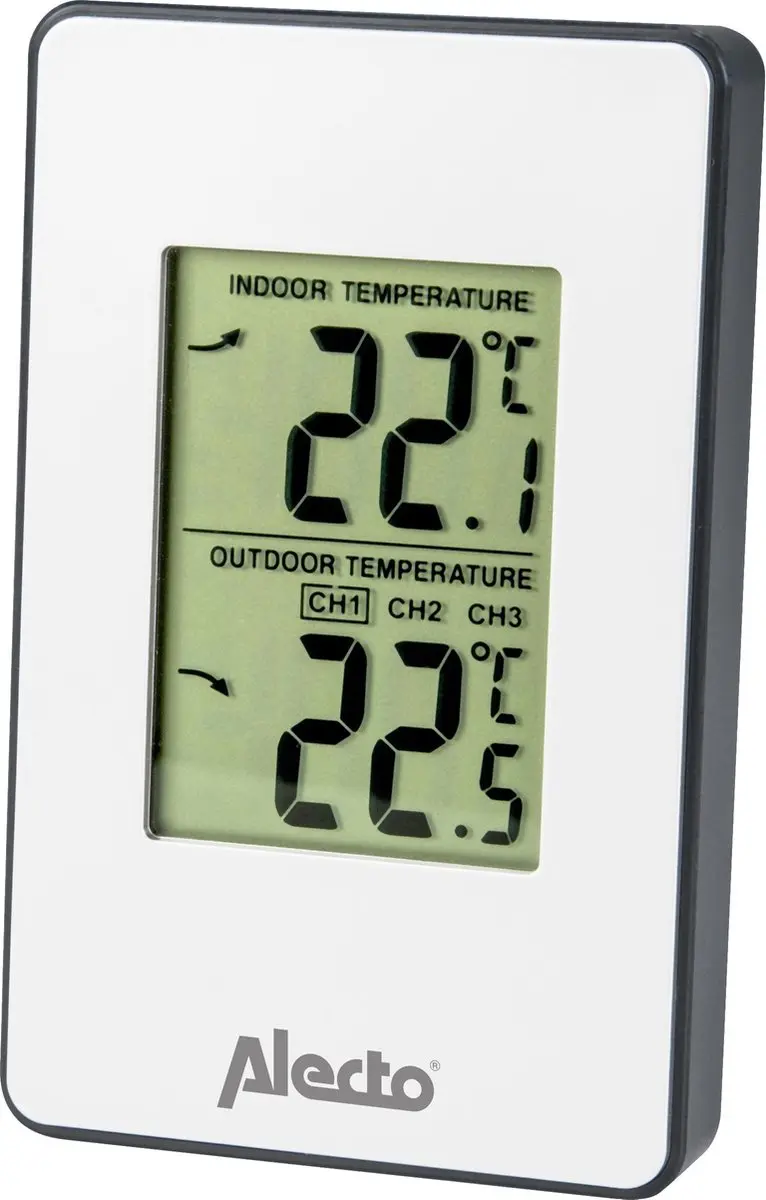 Alecto WS-1050 Professioneel Weerstation - Wit/Zwart