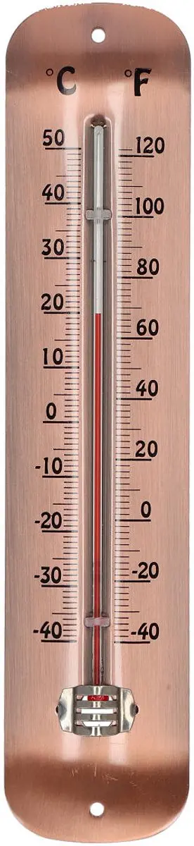 Esschert Design Thermometer 30cm - Koper