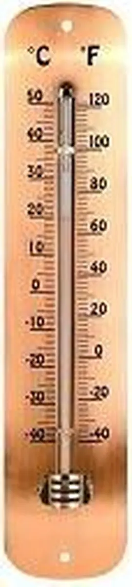 Esschert Design Thermometer 30cm - Koper