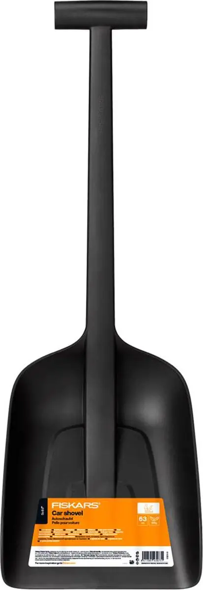 Fiskars Solid Sneeuwschep Metaal 63cm - Zwart
