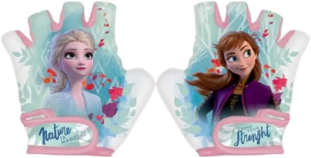Disney Frozen Fietsset 12 inch - Helm Handschoenen Windmolen Stuurfranjes