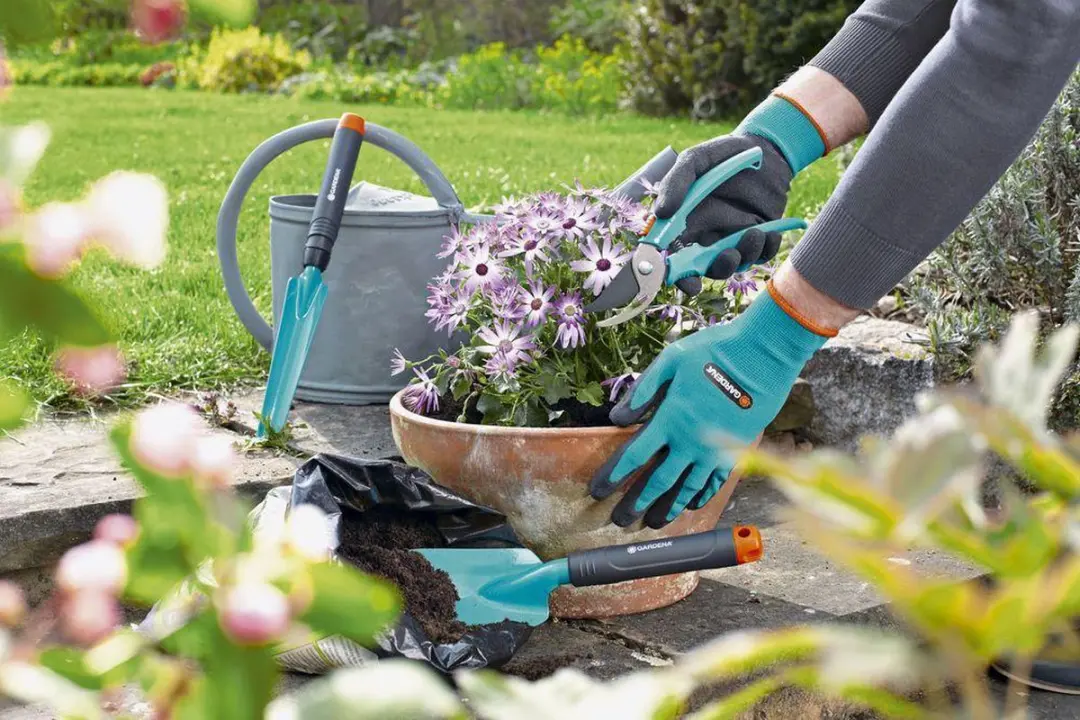 Gardena Startkit Handgereedschap 4-delig - Schep, Onkruidsteker, Snoeischaar & Handschoenen