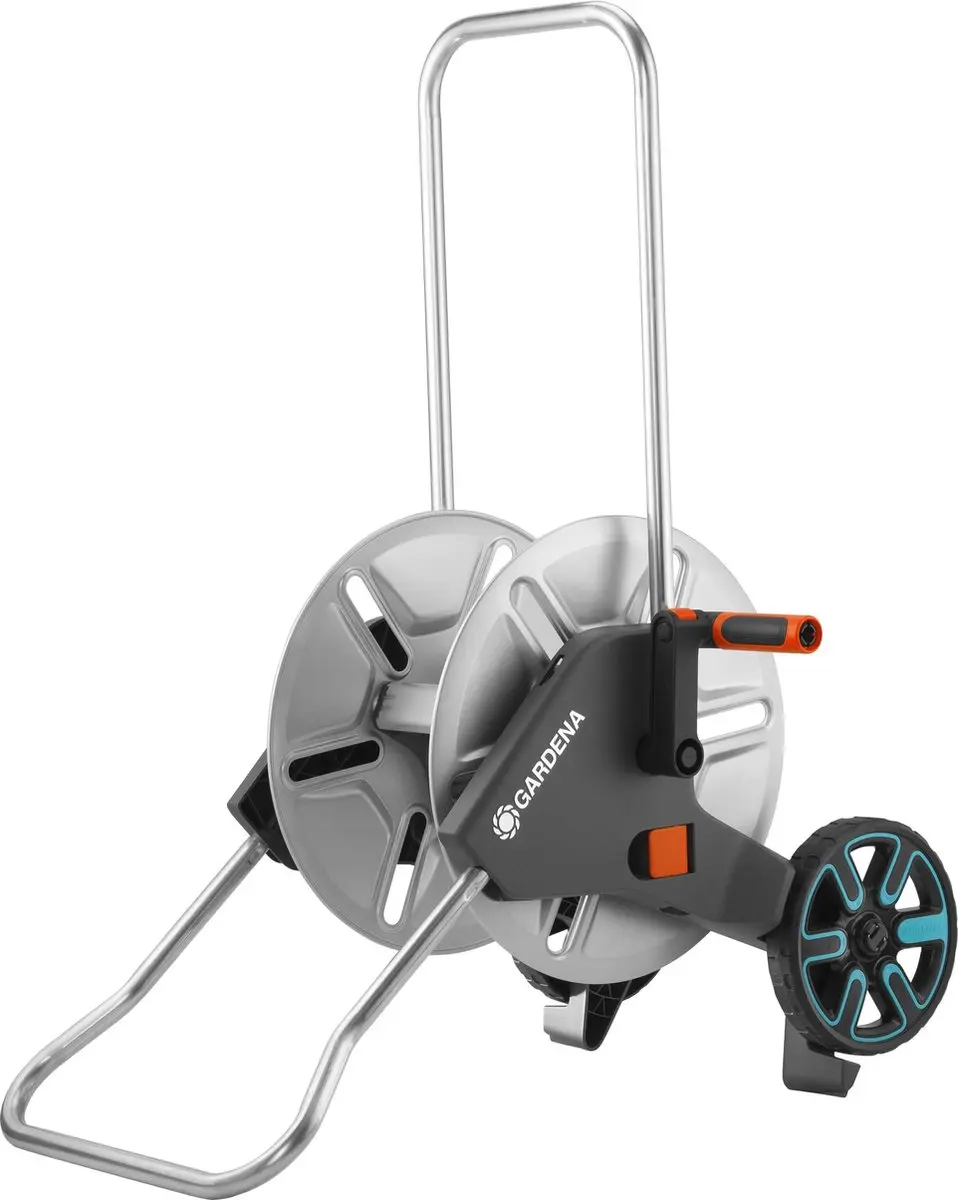 Gardena CleverRoll M Metal Slangenwagen 60m - Oranje