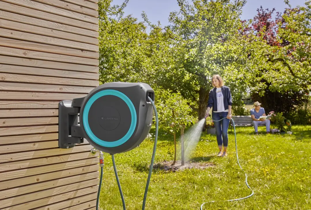 Gardena RollUp L Wandhaspel 30m - Ø11mm - Turkoois