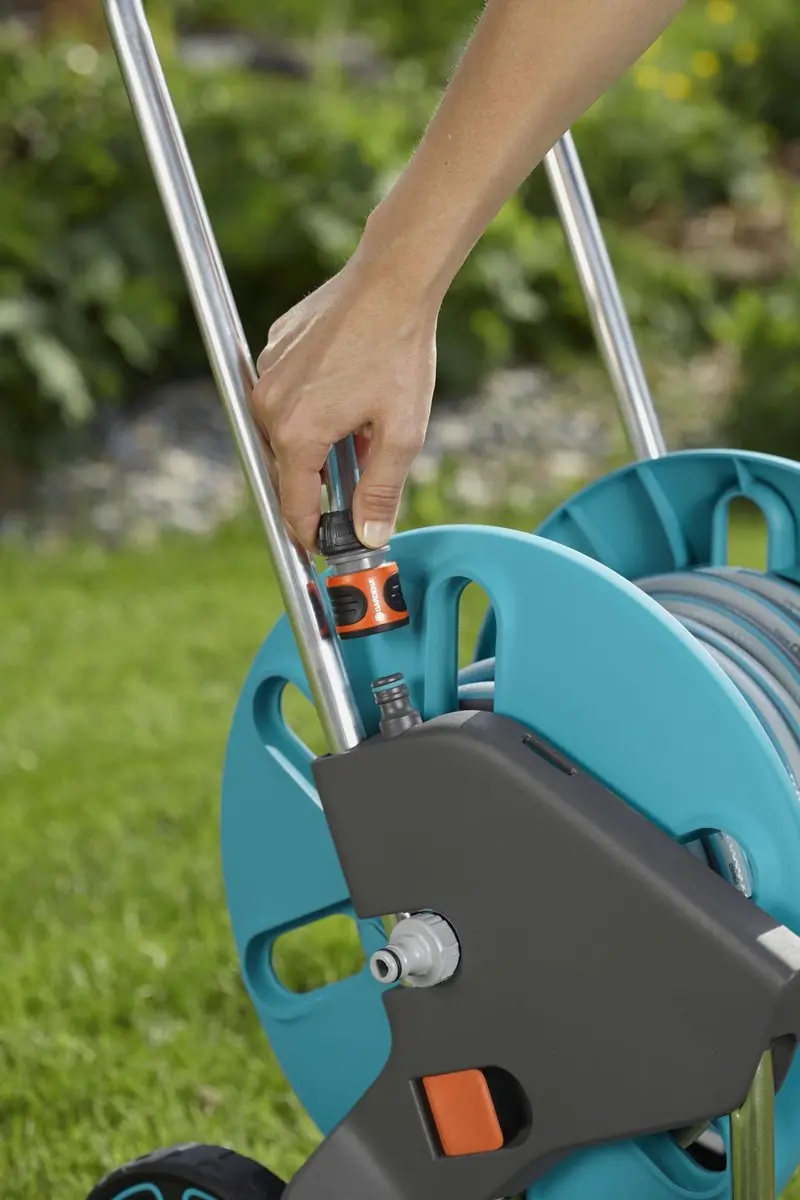 Gardena CleverRoll M Slangenwagen 60m - Turquoise