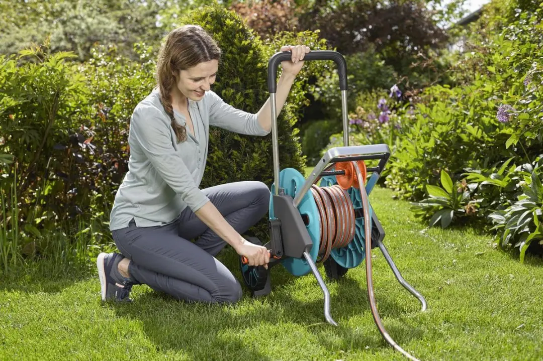 Gardena CleverRoll M Slangenwagen 60m - Turquoise