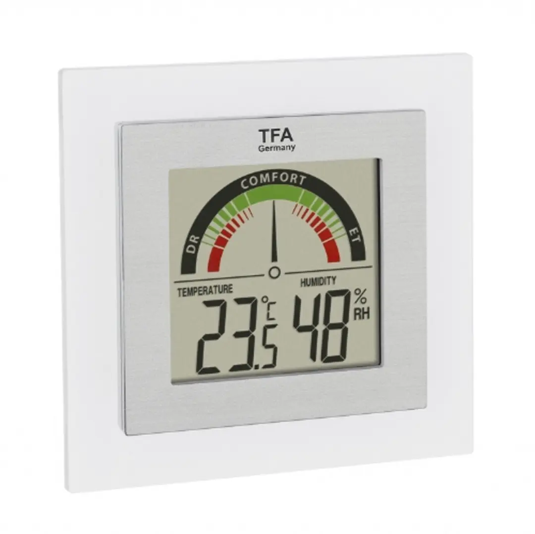 TFA Dostmann Digitale Thermo-Hygrometer Zilver