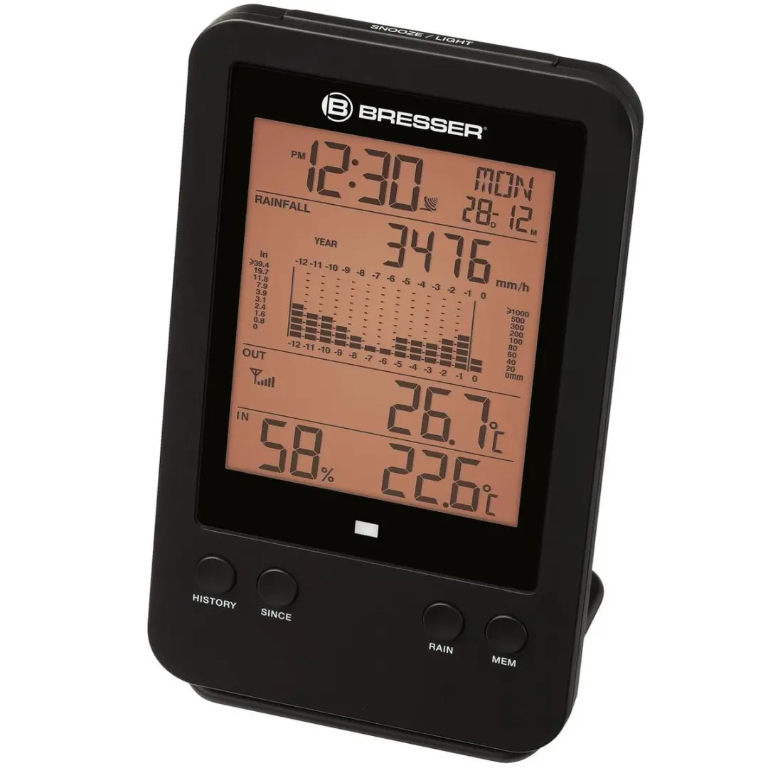 Bresser Weerstation Regenmeter 3-in-1 - Zwart